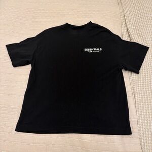 Essentials Black Short Sleeve Tee